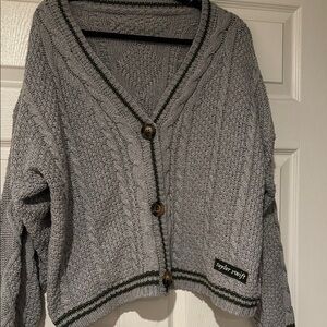 Taylor Swift Gray Cardigan Sweater